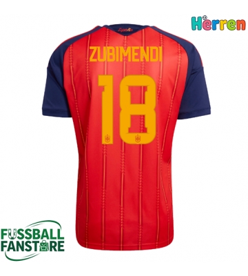 Spanien Martin Zubimendi #18 Replik Heimtrikot WM 2026 Kurzarm